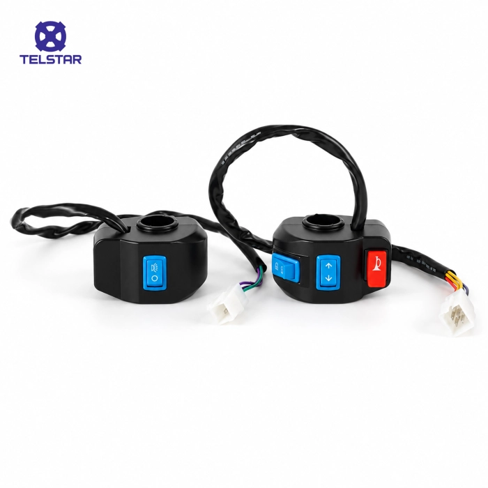 Универсален комплект кормилни превключватели RING / LIGHT / BEEP / TURN за T500 - 4301