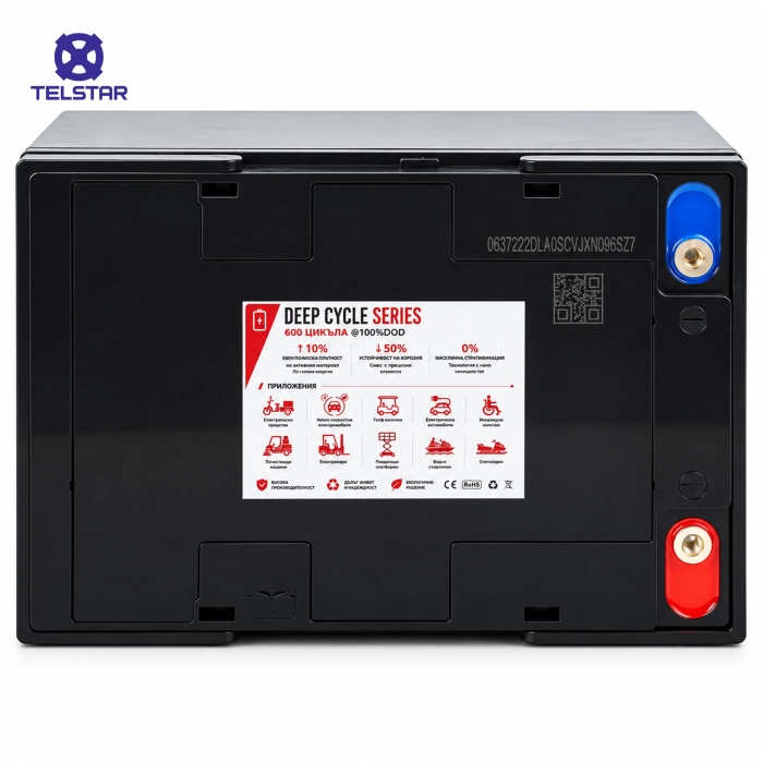 12V 65AH - 225x150x175mm - Батерия GEL A+ - 5383