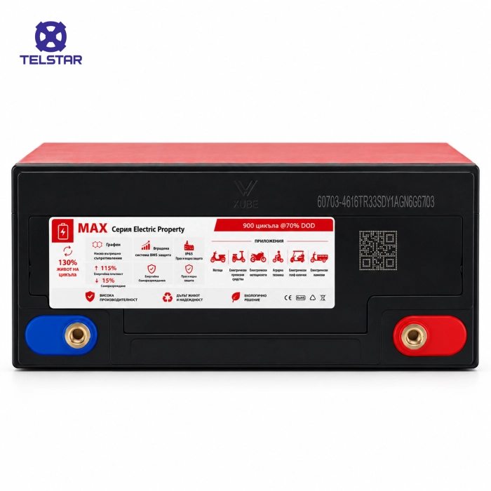 Акумулатор TELSTAR GRAPHEN12-33 MAX 12V 33Ah 182x77x171 mm - 5106
