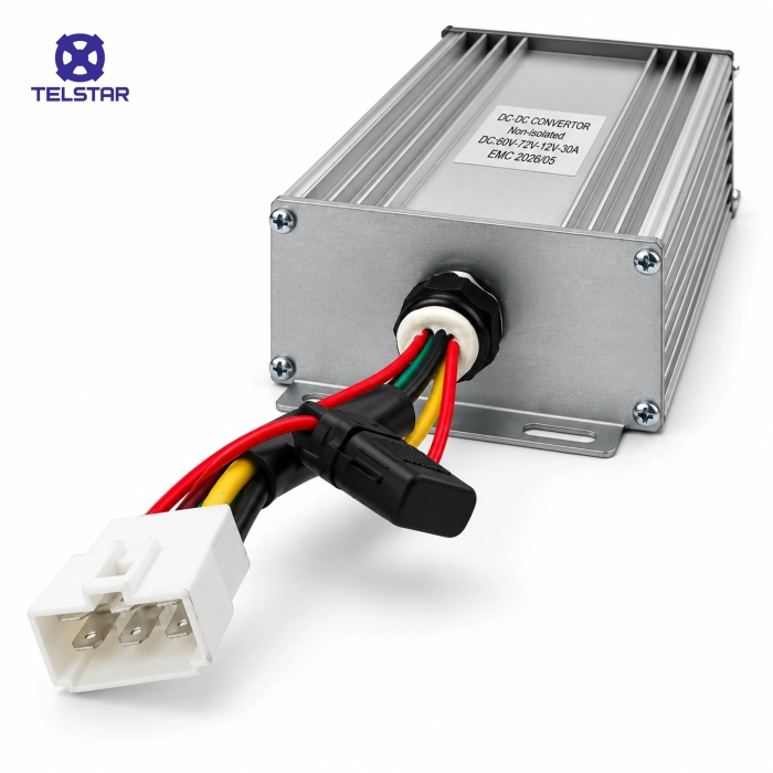 DC-DC конвертор 60–72V към 12V 30A за LHQ-X2 - 4846