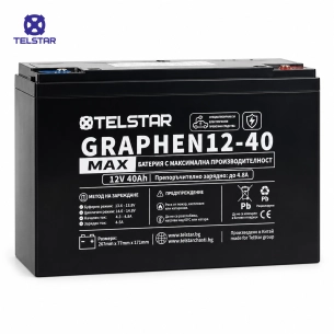 Акумулатор TELSTAR GRAPHEN12-40 MAX 12V 40Ah 267x77x171 mm