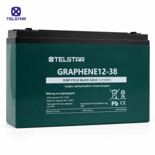 Акумулатор TELSTAR GRAPHENE12-38 12V 38Ah 267x77x170 mm