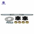 Гума с джанта 14x5.00-6'' за ATV CAR05 с 3 дупки задна - 3908