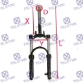 Вилка с амортисьори за скутер ЕМ-005 - 1542